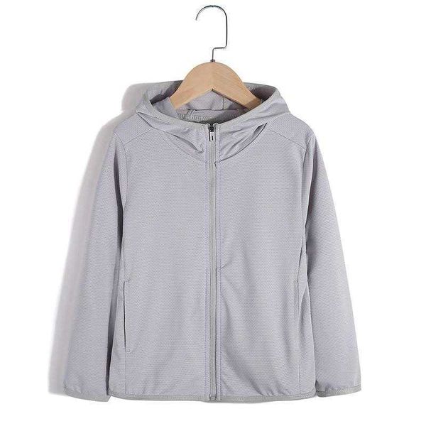 childrens sun protection clothing summer jacket outdoor breathable skin ice, Blue;gray
childrens sun protection clothing summer jacket outdoor breathable skin ice, Blue;gray