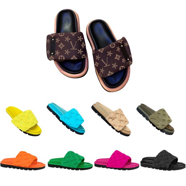 2023 new luxury pool pillow comfort flat designer woman slipper padded front strap man shoes fashionable sandal easy-to-wear style slides, Black
2023 new luxury pool pillow comfort flat designer woman slipper padded front strap man shoes fashionable sandal easy-to-wear style slides, Black