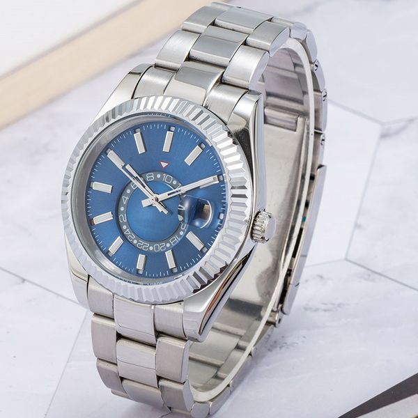 2023 watch montre de luxe mens automatic mechanical watches 42mm full stainless steel swim wristwatches sapphire luminous sky calendar, Slivery;brown
2023 watch montre de luxe mens automatic mechanical watches 42mm full stainless steel swim wristwatches sapphire luminous sky calendar, Slivery;brown