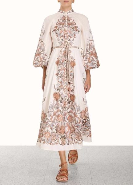 runway dresses australian designer design 2023 spring/summer vintage lantern sleeves wrapped print loog dress, Black
runway dresses australian designer design 2023 spring/summer vintage lantern sleeves wrapped print loog dress, Black