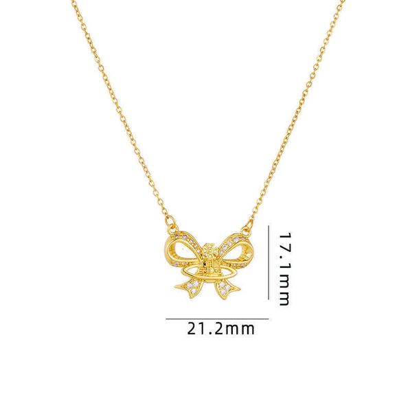 japanese and korean bowknot saturn necklace feminine style versatile western empress dowager pendant small design jewelry, Silver
japanese and korean bowknot saturn necklace feminine style versatile western empress dowager pendant small design jewelry, Silver
