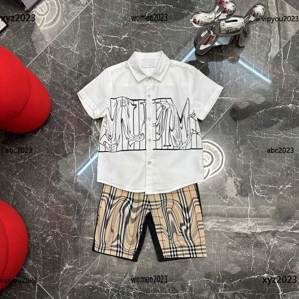 luxury kids designer clothes baby tracksuits fashion child sets 2pcs polo collar single breasted short sleeved shirt and patchwork shorts, White
luxury kids designer clothes baby tracksuits fashion child sets 2pcs polo collar single breasted short sleeved shirt and patchwork shorts, White