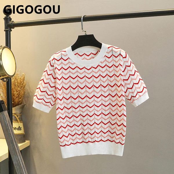 t-shirt gigogou knitted fashion women short sleeles t shirt oneck loose casual tshirt breathable ladies tee shirt clothing, White
t-shirt gigogou knitted fashion women short sleeles t shirt oneck loose casual tshirt breathable ladies tee shirt clothing, White