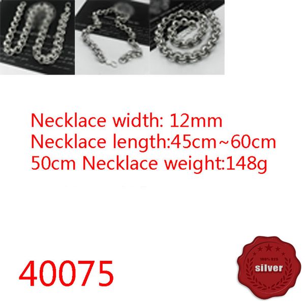 40075 european and american youth hip-hop jewelry necklace s925 sterling silver domineering personality classic cross flower circle chain pu
40075 european and american youth hip-hop jewelry necklace s925 sterling silver domineering personality classic cross flower circle chain pu