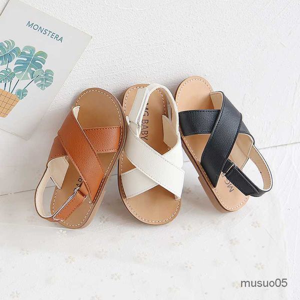 children's pu leather new 2022 summer girls toddler boys sandals kids cross beach comfortable soft bottom shoes, Black;red
children's pu leather new 2022 summer girls toddler boys sandals kids cross beach comfortable soft bottom shoes, Black;red