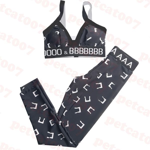 yoga outfit womens v neck bra pants letter printed swimwear summer outdoor tracksuits for women
yoga outfit womens v neck bra pants letter printed swimwear summer outdoor tracksuits for women