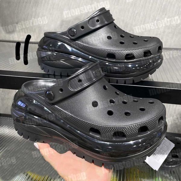 designer sandal mega crush clogs platform croc sandals beach waterproof women men rubber slippers mules outdoor slides lady cute slip on, Black
designer sandal mega crush clogs platform croc sandals beach waterproof women men rubber slippers mules outdoor slides lady cute slip on, Black