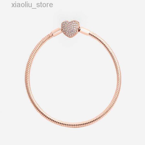 charm bracelets luxury fashion 18k rose gold cz diamond heart bracelets original box for 925 silver smooth snake chain, Golden;silver
charm bracelets luxury fashion 18k rose gold cz diamond heart bracelets original box for 925 silver smooth snake chain, Golden;silver