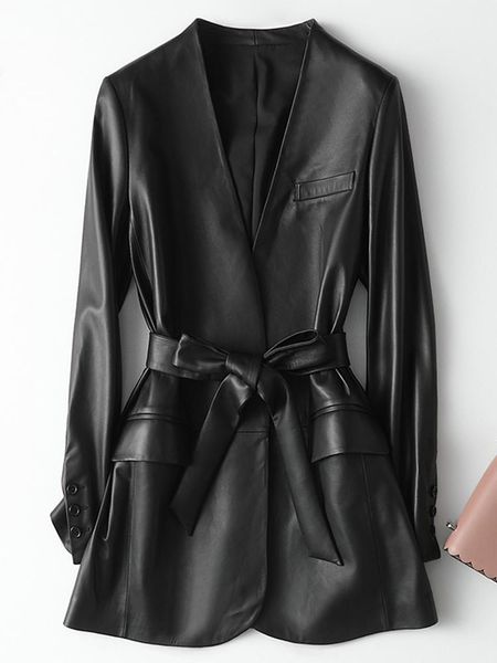 jackets nerazzurri autumn black soft light faux leather jackets for women 2022 deep vneck belt elegant luxury korean fashion 6xl 7xl, Black;brown
jackets nerazzurri autumn black soft light faux leather jackets for women 2022 deep vneck belt elegant luxury korean fashion 6xl 7xl, Black;brown