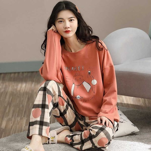 women's sleepwear new fashion pajamas women's spring and autumn models long-sleeved home service women's simple loose casual, Black;red
women's sleepwear new fashion pajamas women's spring and autumn models long-sleeved home service women's simple loose casual, Black;red