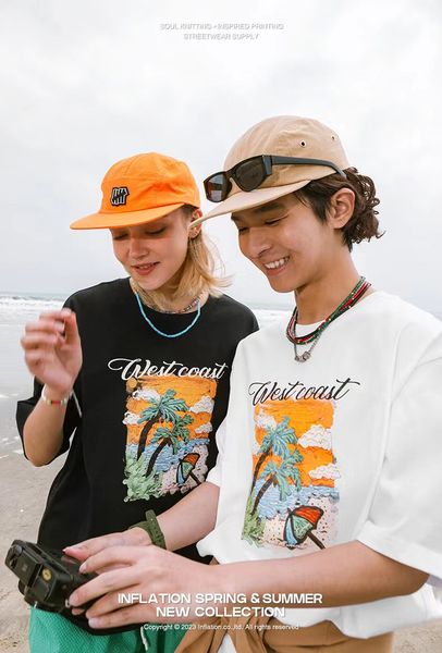 men's t-shirts fashion trend t-shirt summer holiday style printed t-shirt 2023 summer new classic loose cotton women's short sleev, White;black
men's t-shirts fashion trend t-shirt summer holiday style printed t-shirt 2023 summer new classic loose cotton women's short sleev, White;black