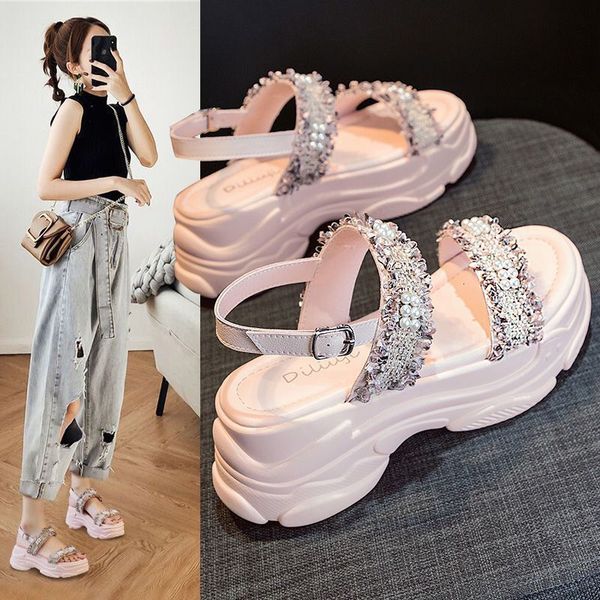 sandals high heeled female summer women thick bottom shoes wedge with open toe platform women s 230503, Black
sandals high heeled female summer women thick bottom shoes wedge with open toe platform women s 230503, Black