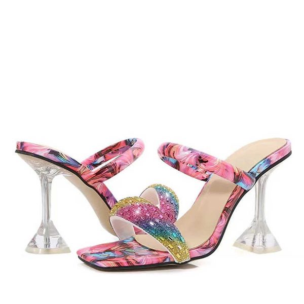 slippers fashion color rhinestone ladies party dress slippers summer strange clear heels sandals square toe shoes for women size 46 230406, Black
slippers fashion color rhinestone ladies party dress slippers summer strange clear heels sandals square toe shoes for women size 46 230406, Black