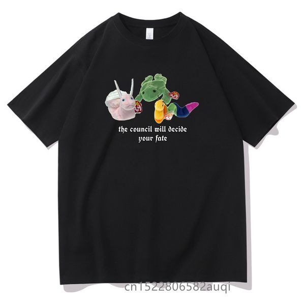 men s t shirts funny cute the counil will decide your fate print t shirt summer men women comfortable tees shrink proof cotton t shirts 2305, White;black
men s t shirts funny cute the counil will decide your fate print t shirt summer men women comfortable tees shrink proof cotton t shirts 2305, White;black