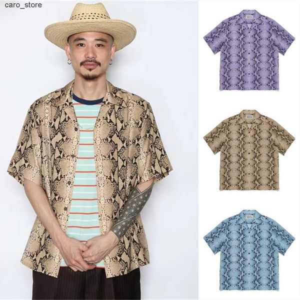 men's casual shirts snake pattern wacko maria shirt men women hawaiian shirts tee short sleeve j230502, White;black
men's casual shirts snake pattern wacko maria shirt men women hawaiian shirts tee short sleeve j230502, White;black