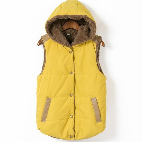 vests viianles winter coat wool casual sleeveless warm cashmere vest fashion thick cotton women hooded waistcoat jacket, Black;white
vests viianles winter coat wool casual sleeveless warm cashmere vest fashion thick cotton women hooded waistcoat jacket, Black;white