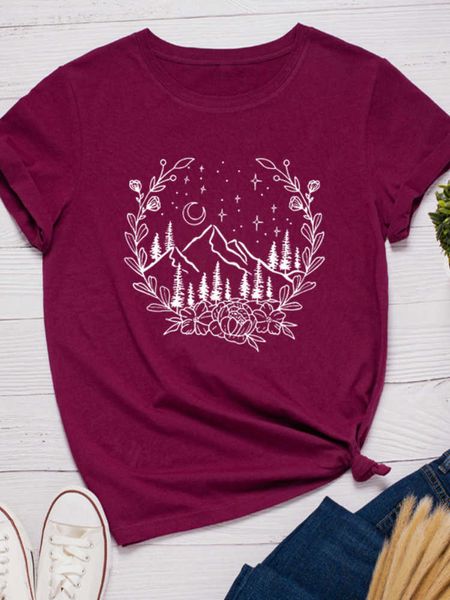 wreath moon mountain print women t shirt short sleeve o neck loose women tshirt ladies tee shirt clothes camisetas mujer, White
wreath moon mountain print women t shirt short sleeve o neck loose women tshirt ladies tee shirt clothes camisetas mujer, White