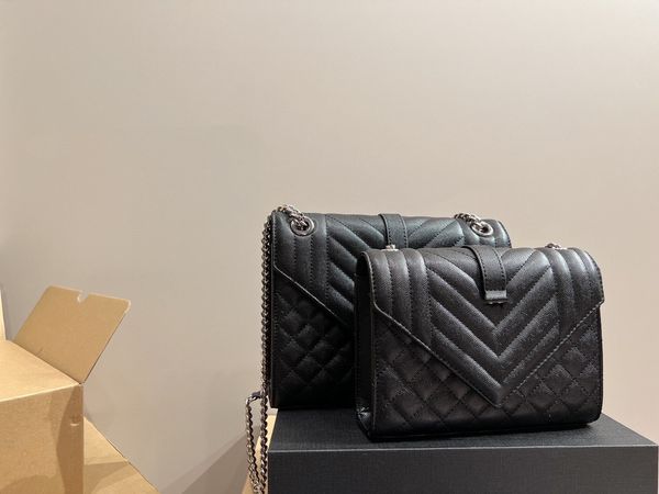 7a fashionable women's shoulder bag large capacity classic chain flap bag genuine leather diamond pattern caviar metal logo envelope en
7a fashionable women's shoulder bag large capacity classic chain flap bag genuine leather diamond pattern caviar metal logo envelope en