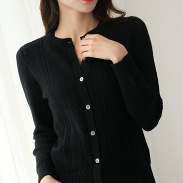 sweaters autumn and winter new knitted cashmere sweater women's round neck long sleeve with hollow sweater coat cardigan korean pure wo, White;black
sweaters autumn and winter new knitted cashmere sweater women's round neck long sleeve with hollow sweater coat cardigan korean pure wo, White;black