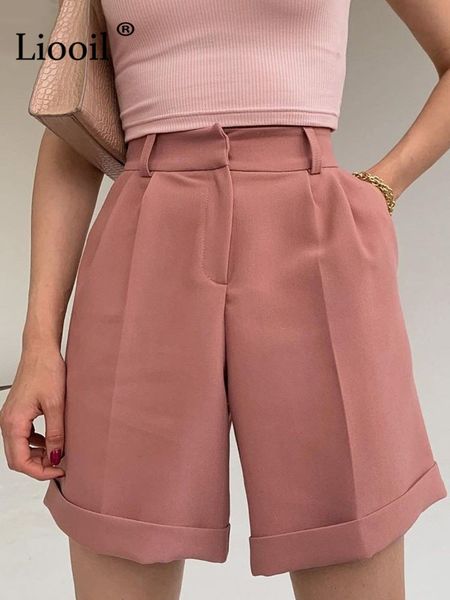 women's shorts liooil white suit shorts women straight leg mid waist with zipper button pockets ladies summer clothes casual loose shor, White;black
women's shorts liooil white suit shorts women straight leg mid waist with zipper button pockets ladies summer clothes casual loose shor, White;black