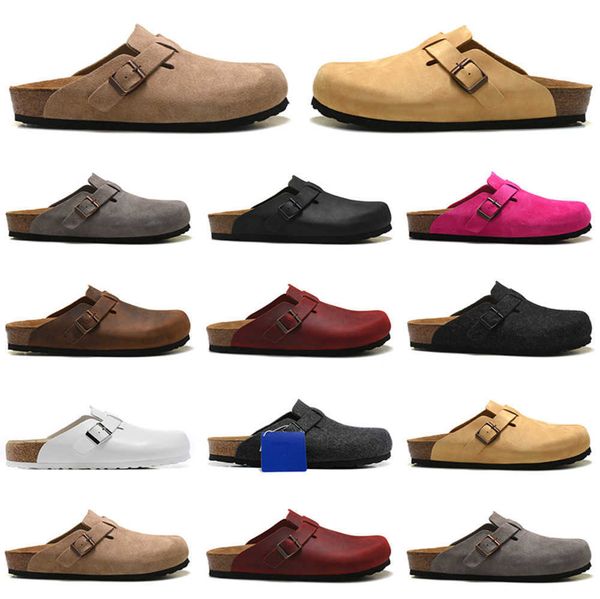 slippers boston clogs designer sandals men women slide slippers soft footbed clog suede leather buckle strap shoes woody outdoor indoor moti, Black
slippers boston clogs designer sandals men women slide slippers soft footbed clog suede leather buckle strap shoes woody outdoor indoor moti, Black