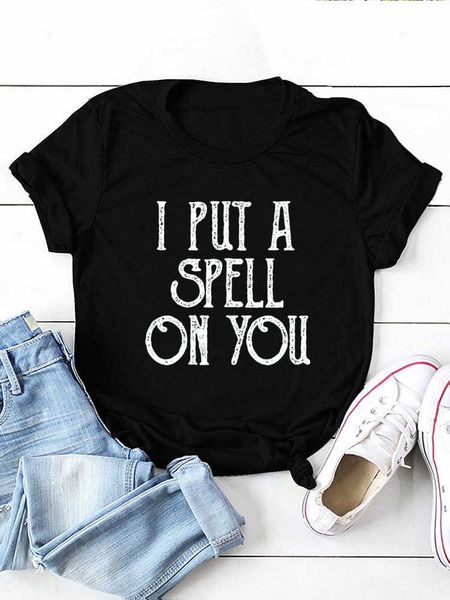 i put a spell on you letter print men t shirt short sleeve o neck loose men tshirt ladies tee shirt camisetas mujer, White;black
i put a spell on you letter print men t shirt short sleeve o neck loose men tshirt ladies tee shirt camisetas mujer, White;black