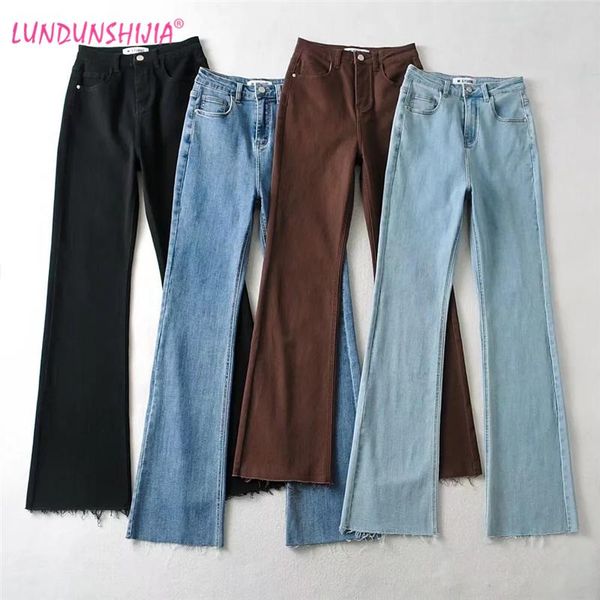 jeans lundunshijia 2022 new spring autumn skinny bellbottomed trousers women fashion high waist elasticity cowboy mopping trousers, Blue
jeans lundunshijia 2022 new spring autumn skinny bellbottomed trousers women fashion high waist elasticity cowboy mopping trousers, Blue