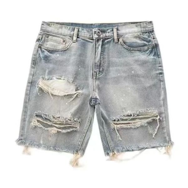 mens designer short jean summer denim vintage skinny hole high street wear half pant knee length, White;black
mens designer short jean summer denim vintage skinny hole high street wear half pant knee length, White;black
