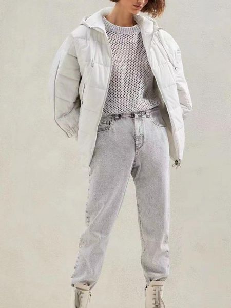 dresses 2022 autumn and winter new solid color women casual bead chain decoration washed jeans ankle length pants, White;black
dresses 2022 autumn and winter new solid color women casual bead chain decoration washed jeans ankle length pants, White;black