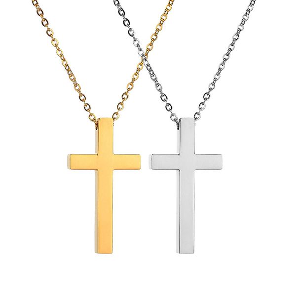 europe and america style stainless steel cross retro necklace cross earrings set styling fashion classic bracelet men's and women', Silver
europe and america style stainless steel cross retro necklace cross earrings set styling fashion classic bracelet men's and women', Silver