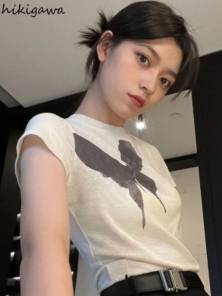 women's t-shirt shirts for women crop fashion tshirts o-neck short sleeve tees tunic korean y2k t shirt ropa mujer 230503, White
women's t-shirt shirts for women crop fashion tshirts o-neck short sleeve tees tunic korean y2k t shirt ropa mujer 230503, White