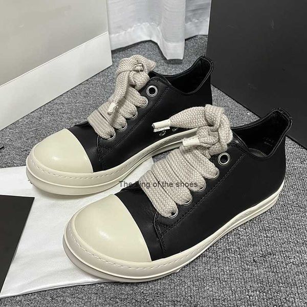 2023 ogmen's rick casual shoes street leather cover low ro owens women's sports shoes
2023 ogmen's rick casual shoes street leather cover low ro owens women's sports shoes