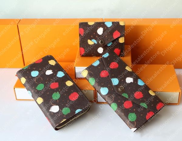 new of-the-line craft wallet designer card holders purse long zip wallet yayoi kusama multicolor dot wallet sarah key pouch leather envelope, Red;black
new of-the-line craft wallet designer card holders purse long zip wallet yayoi kusama multicolor dot wallet sarah key pouch leather envelope, Red;black