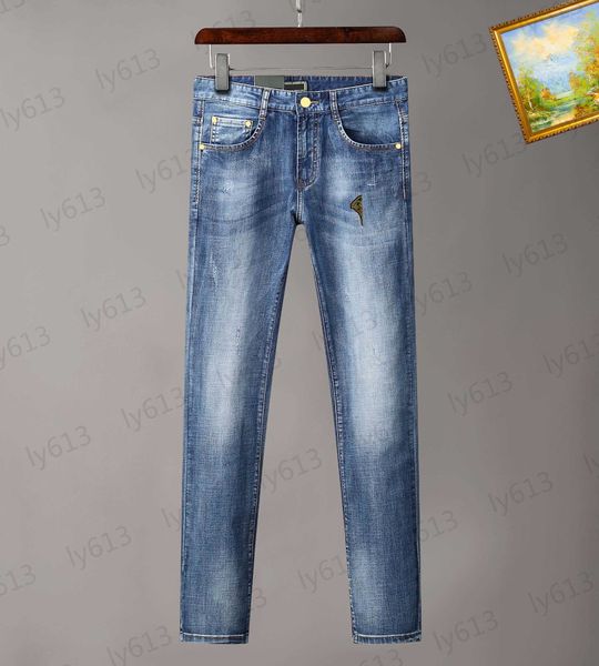 mens jeans spring summer designer retro fashion luxury leisure classic brand logo print design washed straight stretch slim fitting denim pa, Blue
mens jeans spring summer designer retro fashion luxury leisure classic brand logo print design washed straight stretch slim fitting denim pa, Blue