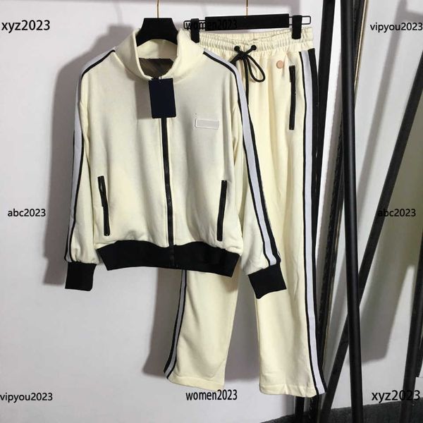 designer tracksuits summer suit women sets size s-l 2pcs zip pocket stand collar jacket and side woven casual pants may02, Gray
designer tracksuits summer suit women sets size s-l 2pcs zip pocket stand collar jacket and side woven casual pants may02, Gray