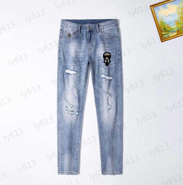 mens designer jeans summer fashion casual loose light blue skull pattern printed slim fitting elastic small leg denim pants male trousers cl
mens designer jeans summer fashion casual loose light blue skull pattern printed slim fitting elastic small leg denim pants male trousers cl