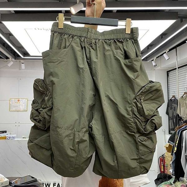 men's casual shirts multiple pockets shorts men women overalls loose hip hop shorts breechcloth j230503, White;black
men's casual shirts multiple pockets shorts men women overalls loose hip hop shorts breechcloth j230503, White;black