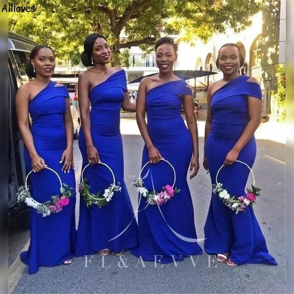 royal blue mermaid bridesmaid dresses for african girls one shoulder elegant satin women long formal party gowns plus size maid of honor wed, White;pink
royal blue mermaid bridesmaid dresses for african girls one shoulder elegant satin women long formal party gowns plus size maid of honor wed, White;pink