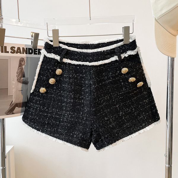 women's shorts autumn winter thick fabric tweed outdoor casual women skinny shorts 230503, White;black
women's shorts autumn winter thick fabric tweed outdoor casual women skinny shorts 230503, White;black