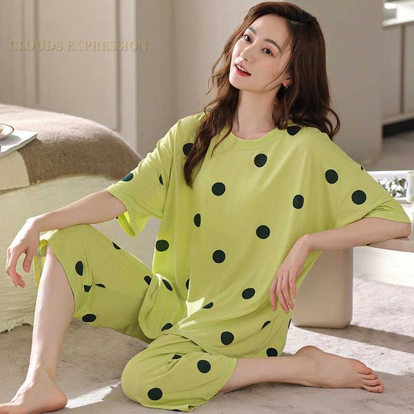 women's sleep lounge summer m-5xl new pj female pajama sets lattice casual nightwear sets women's suit capris sleepwear women'
women's sleep lounge summer m-5xl new pj female pajama sets lattice casual nightwear sets women's suit capris sleepwear women'