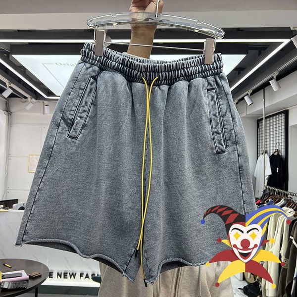 men's shorts vintage washed drstring elastic waist shorts men women breeches j230503, White;black
men's shorts vintage washed drstring elastic waist shorts men women breeches j230503, White;black