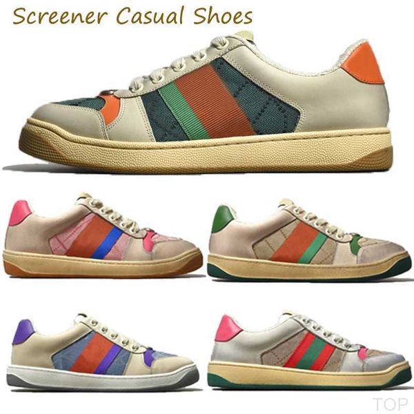 designer screener casual shoes dirty sneakers men women trainers classic blue red stripe rubber low leather sneaker r
designer screener casual shoes dirty sneakers men women trainers classic blue red stripe rubber low leather sneaker r