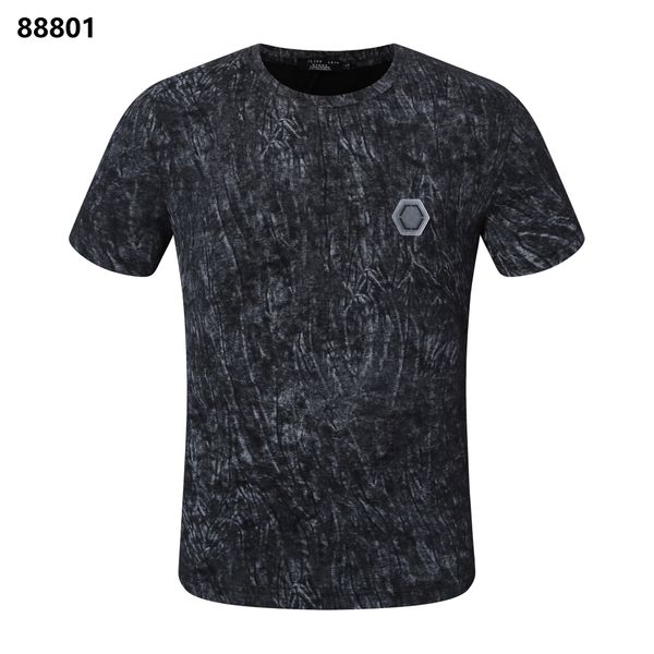 plein-plein t shirt mens metal letters embroidered european fashion streetwear trend round neck pullover 113, White;black
plein-plein t shirt mens metal letters embroidered european fashion streetwear trend round neck pullover 113, White;black