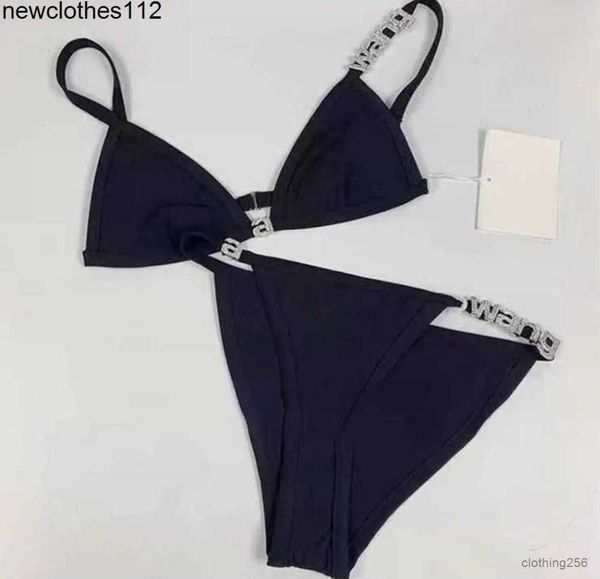designer summer fashion swimwear a wang bikini wonmen new crystal letter decorative rimless underwear swimsuit set motion current, White;black
designer summer fashion swimwear a wang bikini wonmen new crystal letter decorative rimless underwear swimsuit set motion current, White;black