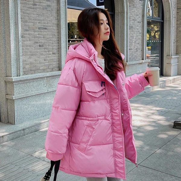 leather women winter jacket 2022 fashion hooded loose parkas thick down cotton padded overcoat quilted coats mujer femmale outwear, Black
leather women winter jacket 2022 fashion hooded loose parkas thick down cotton padded overcoat quilted coats mujer femmale outwear, Black