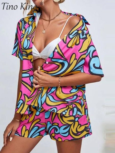 dress printed women shirts shorts sets short sleeve lapel and mini shorts two piece sets womens outifits loose casual summer suit, White
dress printed women shirts shorts sets short sleeve lapel and mini shorts two piece sets womens outifits loose casual summer suit, White