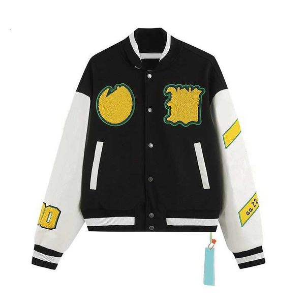 fashion designer skull decal baseball jacket wool tweed splicing leather sleeve coats embroidery womens hip hop style winter jacketsp46q, Black;brown
fashion designer skull decal baseball jacket wool tweed splicing leather sleeve coats embroidery womens hip hop style winter jacketsp46q, Black;brown