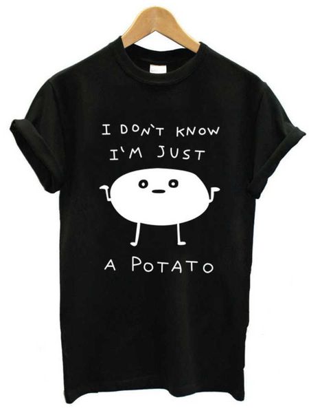 i'm just a potato print t shirt men short sleeve o neck loose tshirt summer men tee shirt clothes camisetas mujer, White;black
i'm just a potato print t shirt men short sleeve o neck loose tshirt summer men tee shirt clothes camisetas mujer, White;black