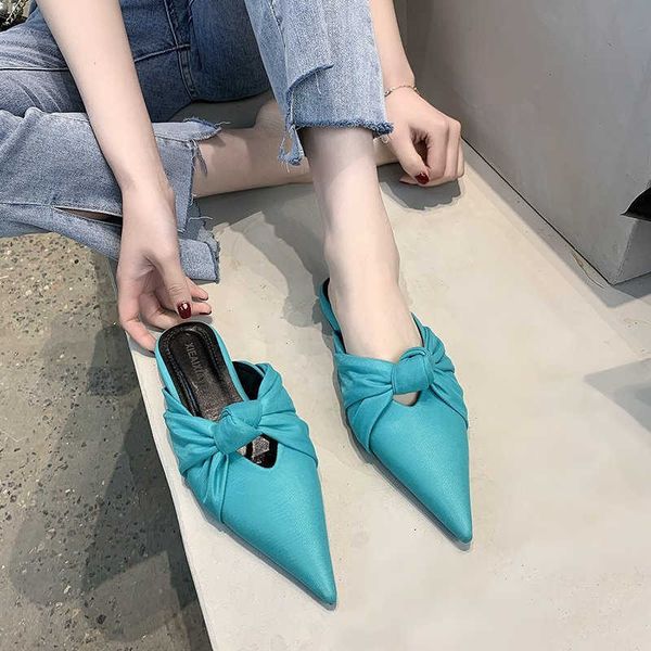 slippers flats shoes pointed toe casual new summer women designer bow slides slingback shallow mules mujer zapatos 230424, Black
slippers flats shoes pointed toe casual new summer women designer bow slides slingback shallow mules mujer zapatos 230424, Black