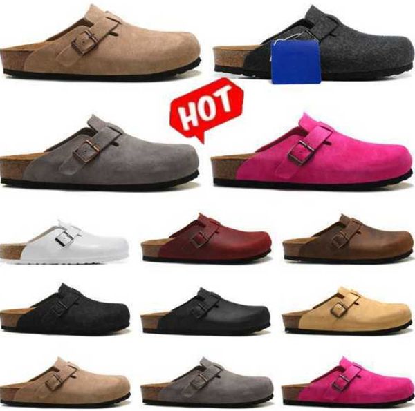 sandals boston oiled leather bag head pull cork suede designer slides autumn winter loafers shoes classic tan brown black mens womens clogs
sandals boston oiled leather bag head pull cork suede designer slides autumn winter loafers shoes classic tan brown black mens womens clogs